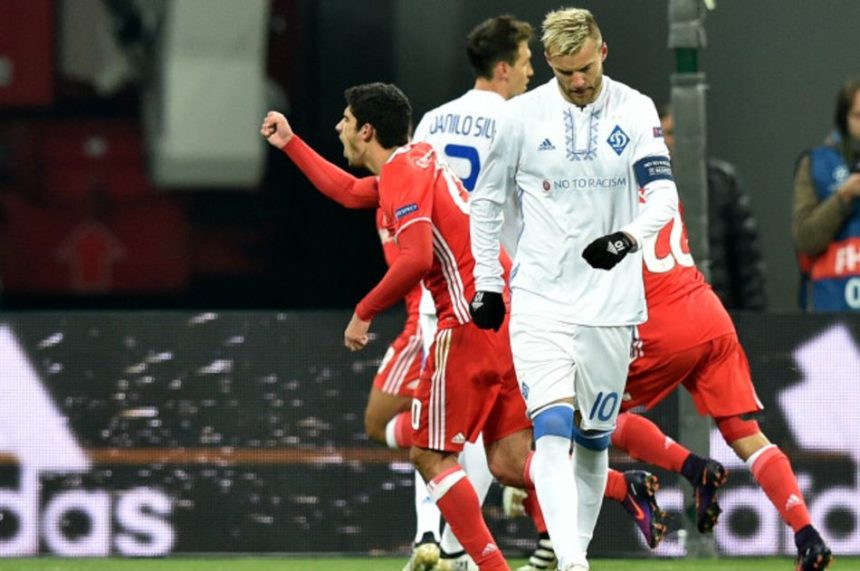 «Динамо» проиграло «Бенфике»