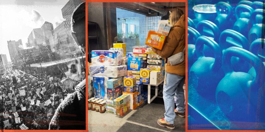 В Миннеаполисе местные тренажерные залы встретили этот момент