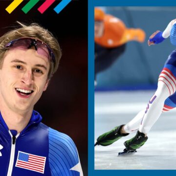 Сила ног, объем легких и душевное спокойствие: разбираем уникальный макияж Джордана Штольца для конькобежцев