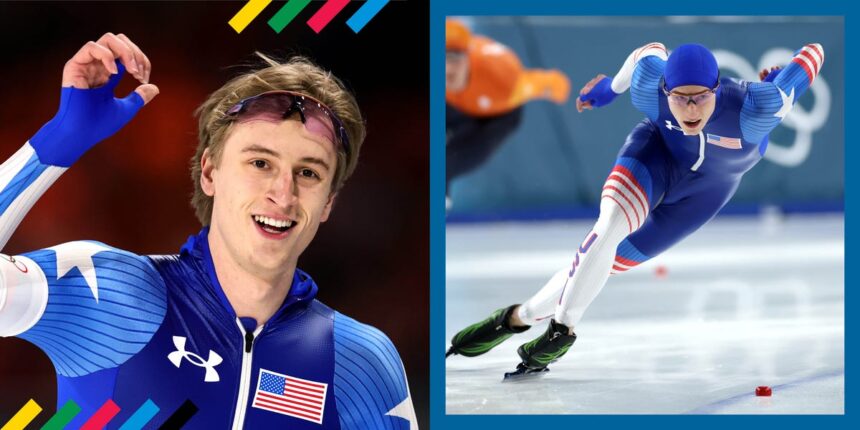 Сила ног, объем легких и душевное спокойствие: разбираем уникальный макияж Джордана Штольца для конькобежцев