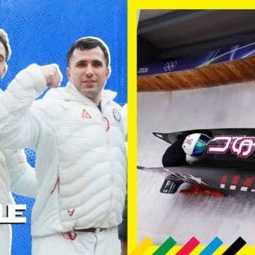 Олимпийская сборная по бобслею Фрэнк Дель Дука и Джош Уильямсон едут на MH Muscle Car