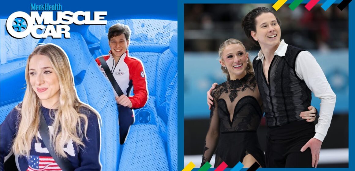 Олимпийские танцоры Эмилея Зингас и Вадим Колесник прокатились на маслкаре MH