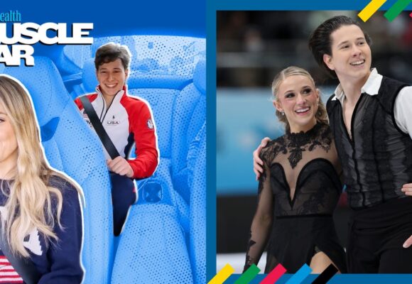 Олимпийские танцоры Эмилея Зингас и Вадим Колесник прокатились на маслкаре MH