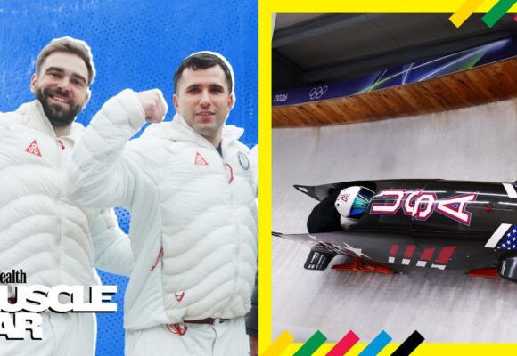 Олимпийская сборная по бобслею Фрэнк Дель Дука и Джош Уильямсон едут на MH Muscle Car