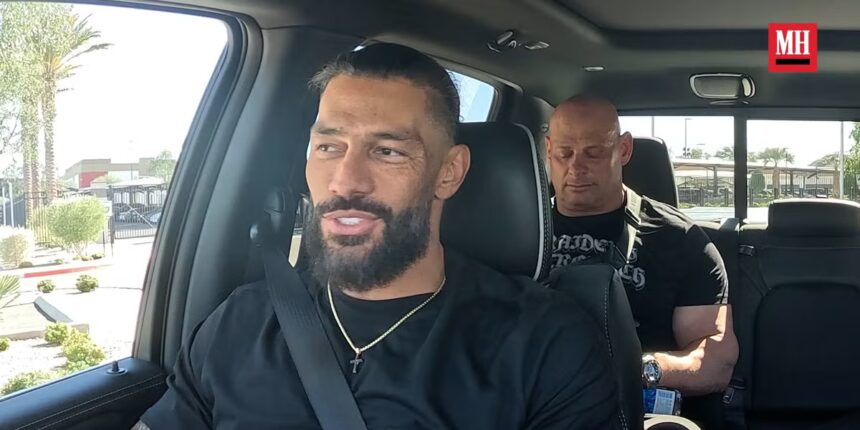 Профессиональный рестлер Роман Рейнс прокатился на маслкаре MH