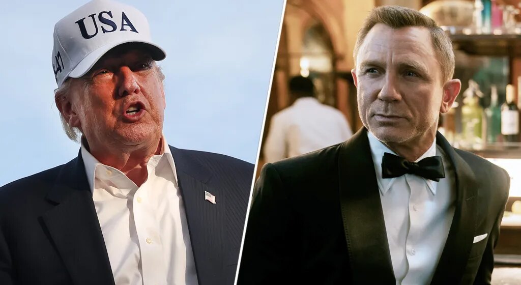 Белый дом опубликовал изображение Трампа как агента 007 на фоне кастинга