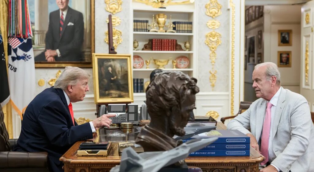 Келси Грэммер встретилась с Дональдом Трампом в Овальном кабинете