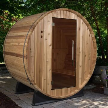 span-aria-hiddentrue-data-theme-keytitle-design-element-before-classcss-0-e68yk9k0spanthis-barrel-sauna-can-withstand-the-elements-and-looks-grea-1002e01 Эта сауна-бочка выдержит непогоду и отлично смотрится на любом заднем дворе.