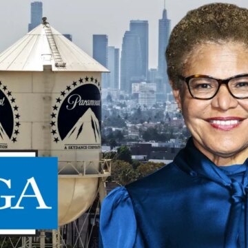 WGA раскритиковала мэра Лос-Анджелеса Карен Басс за поддержку «ложного выбора» в слиянии Paramount и WBD