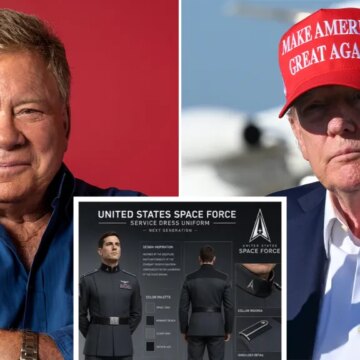 Уильям Шетнер хвалит и высмеивает униформу космических сил Трампа и приводит истинное вдохновение