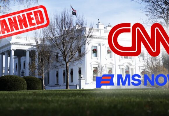 Трамп запретил посещение Белого дома CNN, MS NOW и Politico